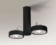 Shilo plafon reflektorki) Natori 2xES111 czarny 2261