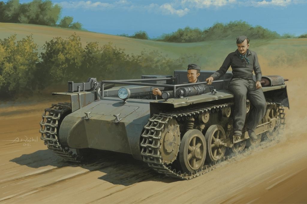 Zdjęcia - Model do sklejania (modelarstwo) HobbyBoss Podwozie czołgu PzKpfW I 80144 