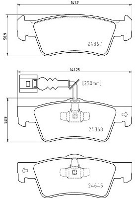 BREMBO P 85 163 P 85 163