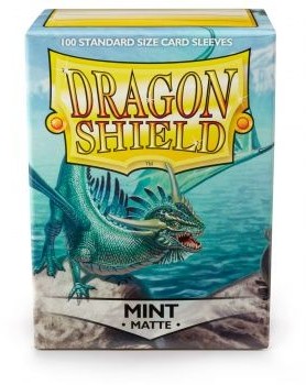 Arcane Tinmen Dragon Shield Standard Sleeves - Matte Mint (100 Sleeves)