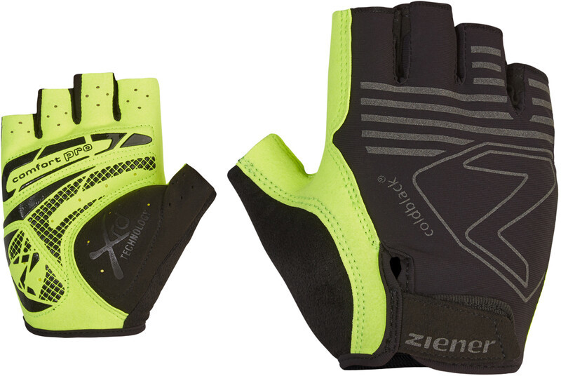 Ziener Canso Bike Gloves Men, żółty/czarny 8,5 2022 Rękawiczki szosowe 988228-737-8,5