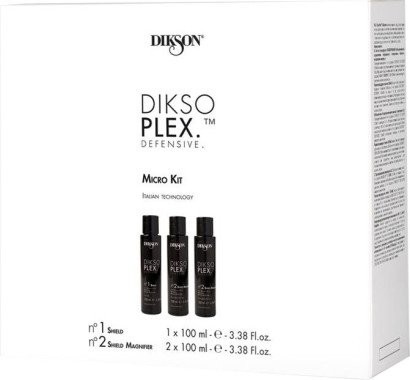 Dikson Profesjonalna kuracja do włosów - Dikson Dikso Plex Defensive (shield 100 ml + hair/cr 2 x 100 ml) Profesjonalna kuracja do włosów - Dikson Dikso Plex Defensive (shield 100 ml + hair/cr 2 x 100 ml)