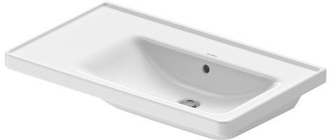 Duravit D-Neo Umywalka meblowa 80x48 cm bez otworu na baterię biała Alpin 2370800060