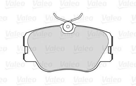 VALEO Zestaw klocków hamulcowych, hamulce tarczowe 301315