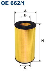 Filtron Filtr oleju OE662/3 OE662/3