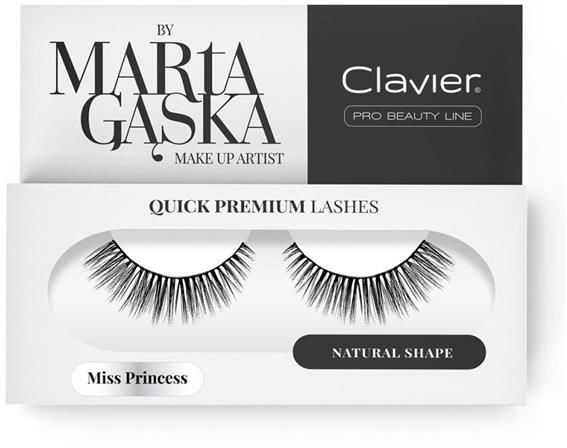 Clavier CLAVIER_Quick Premium Lashes rzęsy na pasku Miss Princess 823