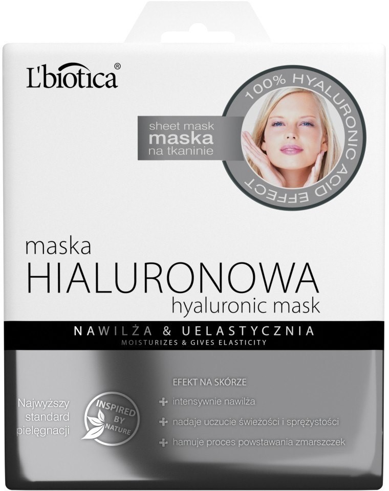 Lbiotica BIOVAX LB L`biotica Maska na tkaninie 23ml Hialuronowa 132713