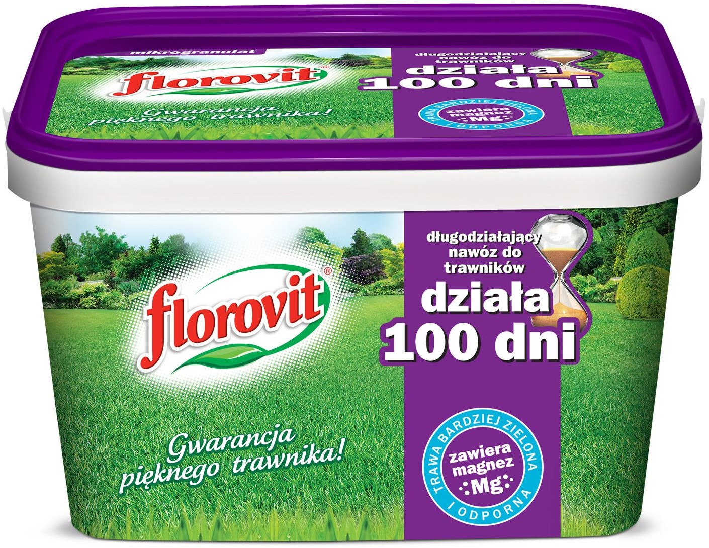 Florovit Nawóz granulowany długodziałający do trawników - 100 dni karton 4 kg