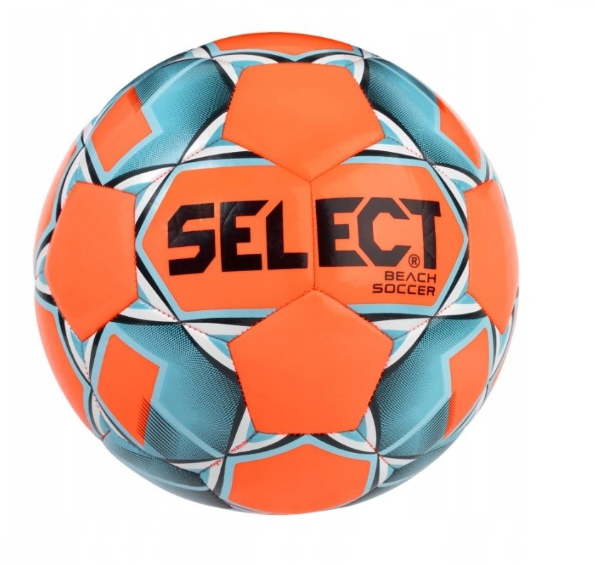 Select Piłka nożna Beach Soccer pomarańczowo-zielona r. 5 99181#5