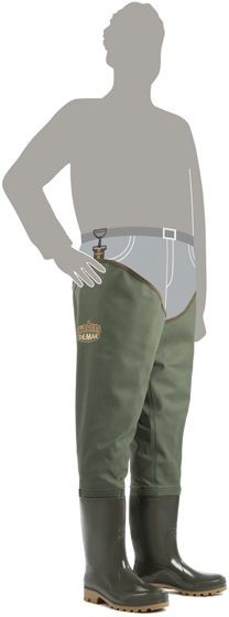 Demar Wodery mocowane do paska kalosze Grand Waders 3190