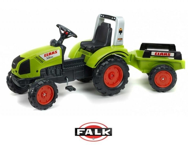 Falk FALK Traktor CLAAS ARION z przyczepą zielony