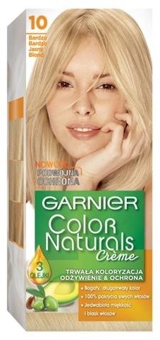 Garnier Color Naturals farba do włosów 10 Bardzo Jasny Blond 1szt 66627-uniw