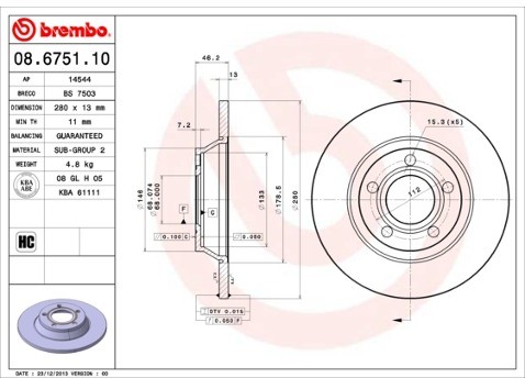 BREMBO 08.6751.10