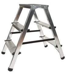 Besttool DRABINA ALUMINIOWA DWUSTRONNA 3 STOPNIE 891703