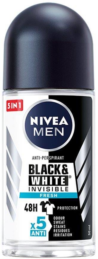 Nivea Men Black&White Invisible Fresh antyperspirant w kulce 50ml 92484-uniw