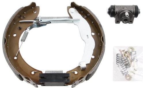 ABS All Brake Systems ABS 111418 zestaw szczęk hamulcowych, komplet z cylindrem 111418