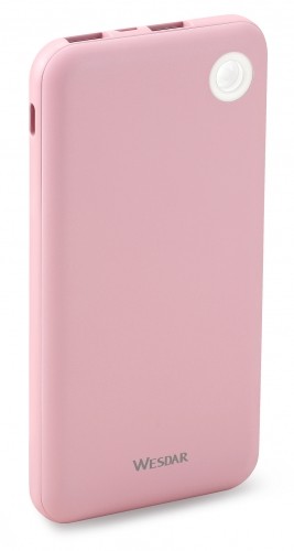Wesdar S61 Powerbank 10000mAh M555022 Różówy pb_20190925131432