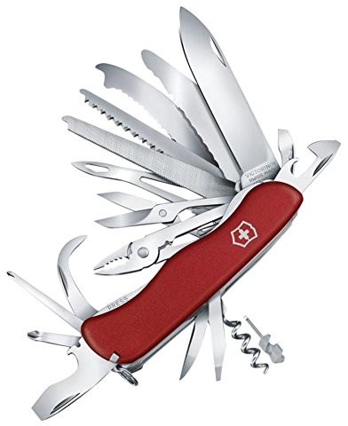 Victorinox scyzoryk dla dorosłych Work Champ XL, czerwony, One Size 0.8564.XL