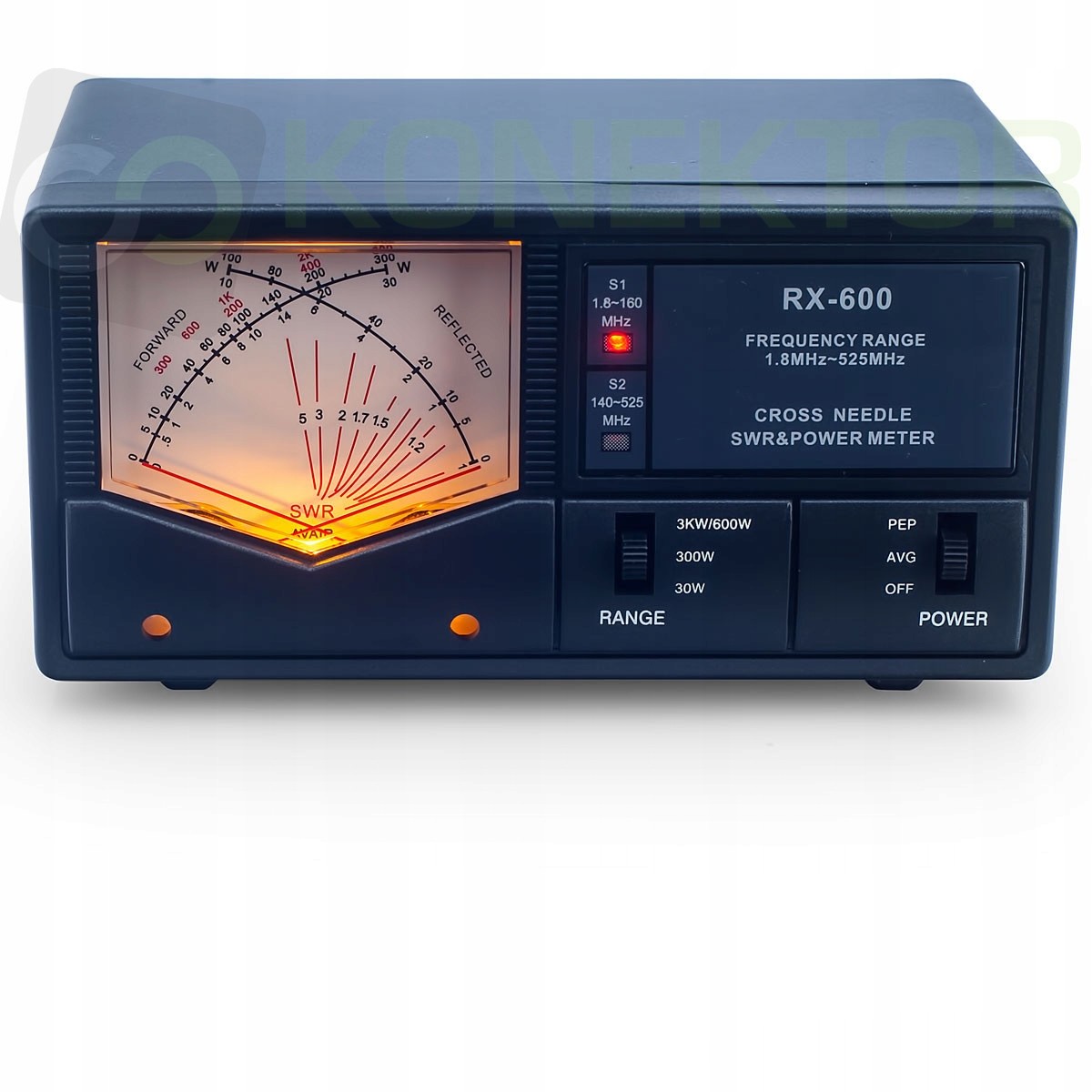 Maas RX-600 reflektometr 1.8-525MHz miernik Swr