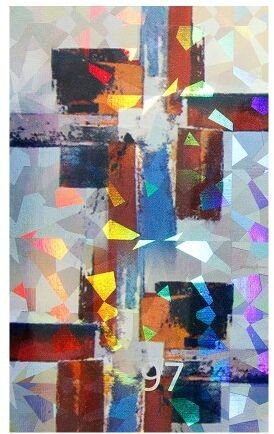 Allepaznokcie Naklejka do paznokci Laser effect samoprzylepna arkusz 8 cm x 5 cm Nr 52