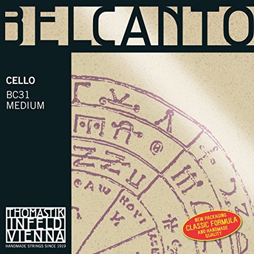 Thomastik Einzelsaite für Cello 4/4 Belcanto - G-Saite Spiralkern, Chrom umsponnen, mittel 641713