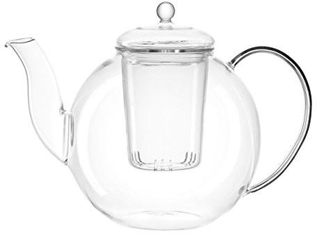 Leonardo LEONARDO  dzbanek na herbatę  Armonia  1,2 litra  szklany dzbanek  szklany  z sitkiem do herbaty 034920