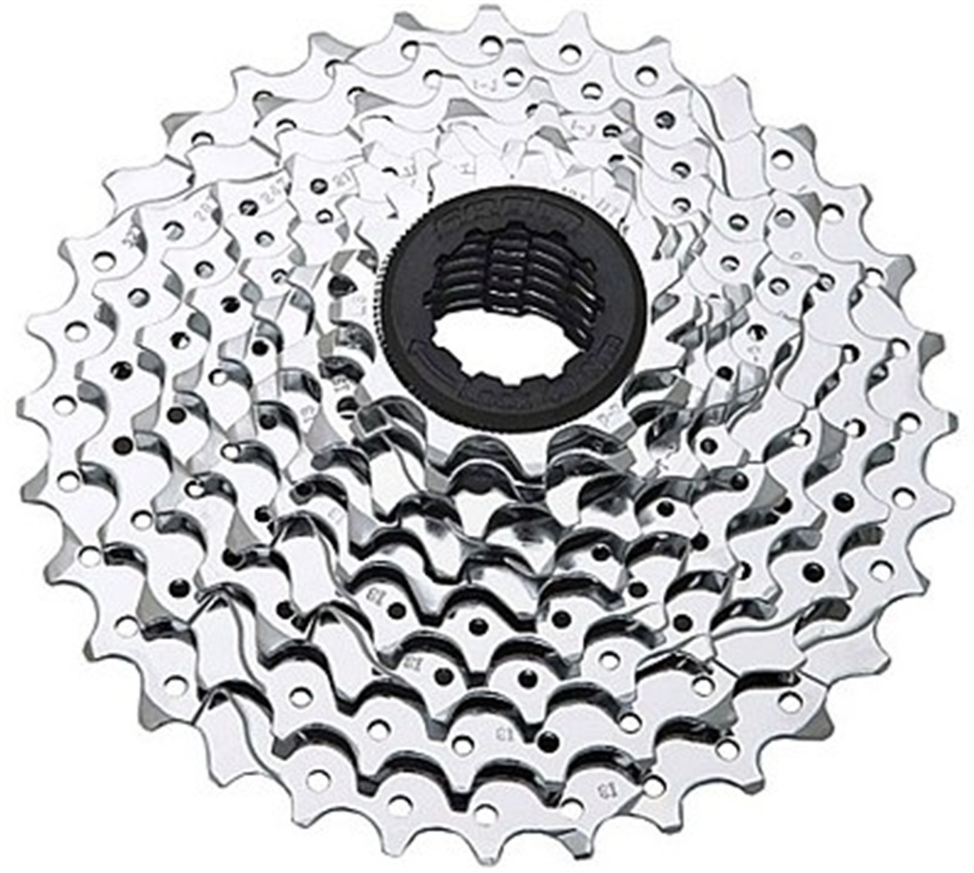 SRAM Kaseta PG-950 srebrny / Ilość biegów: 9 / Stopniowanie: 11-32 SA200289