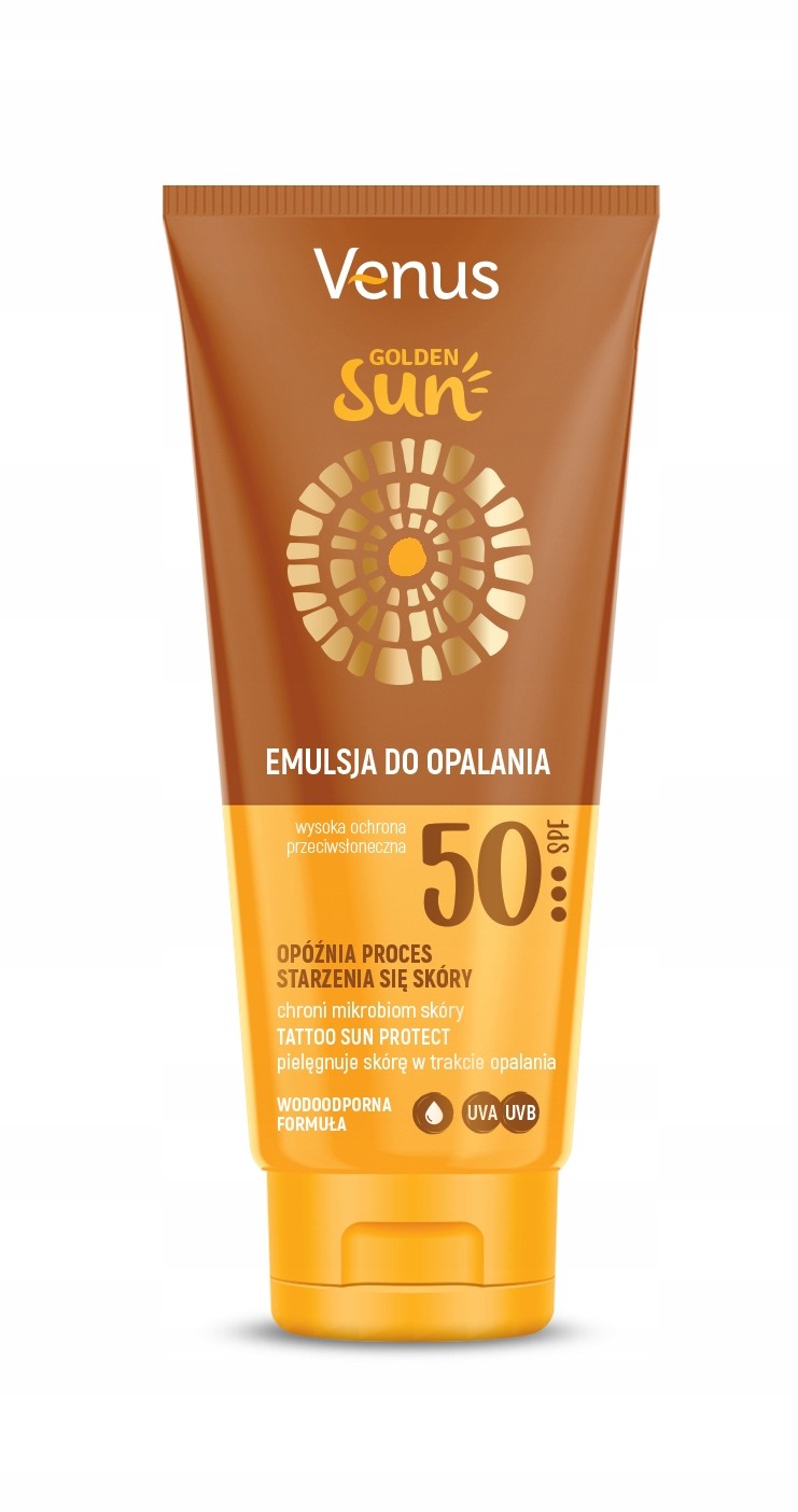 Venus Golden Sun - Emulsja Do Opalania Spf 50