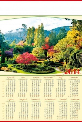 Telegraph Kalendarz Plakatowy B1, P02 - MŁYN 67x98 cm