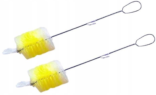Szczotka do butelek słoików 0,5L - 37 cm - 2x