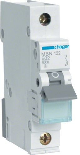Hager wyłącznik nadmiarowo-prądowy mbn132 MBN132