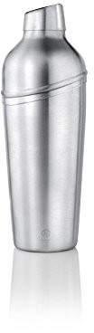 Leopold Vienna lv233013 Cocktail shaker 3-częściowy, 700 ML, stal nierdzewna, w kolorze srebrnym, 8.6 x 8.6 x 23.8 cm LV233013