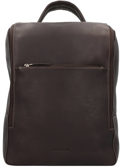 Harold's Harold's Campo Plecak skórzana 40cm przegroda na laptopa braun CA23-03