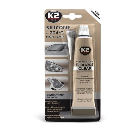 K2 Silikon przeźroczysty K2 85 g K2 B255