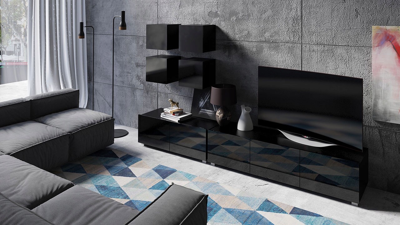 Meblościanka do salonu Agostini XVIII zestaw Mebli