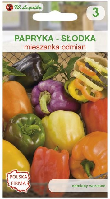Legutko Papryka słodka MIESZANKA ODMIAN