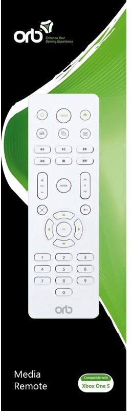 Orb Orb Xbox One Media Remote - White - Pilot - Microsoft Xbox One 6942949013212