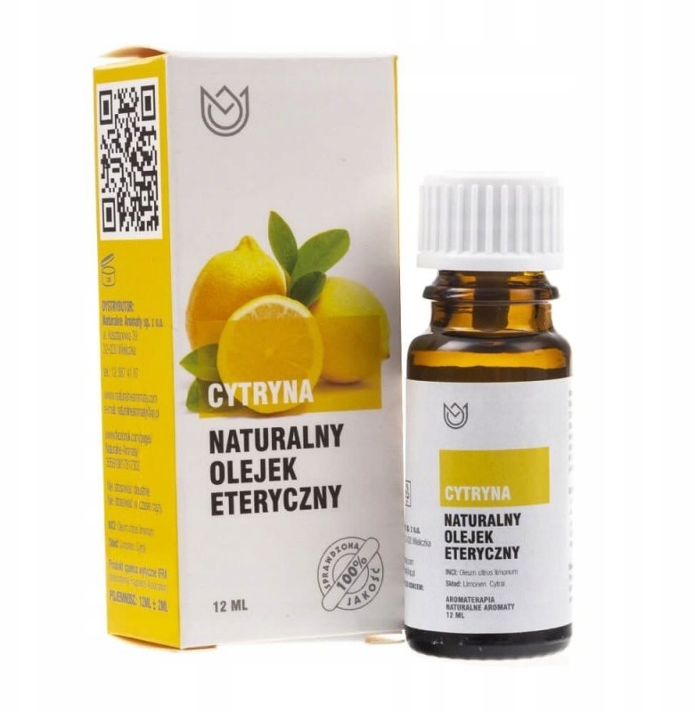 Naturalny olejek eteryczny 12 ml Cytryna
