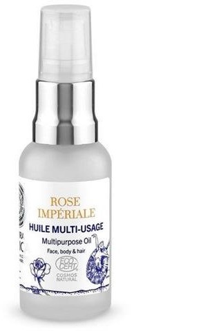 Natura Siberica Rose Imperiale Multipurpose Oil wielofunkcyjny olejek do twarzy, ciała i włosów Hydrolat z Róż Rose de Grasse & Olejek Ylang Ylang 30ml 58166-uniw