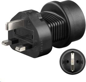 MicroConnect Universal adapter UK to Schuko PETRAVEL1 PETRAVEL1