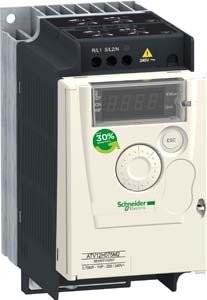 Schneider Electric przemienniku częstotliwości 1PH. atv12h075 m2 0,75 KW 230 V IP20 przemienniku częstotliwości = < 1 KV 3606480071072 ATV12H075M2