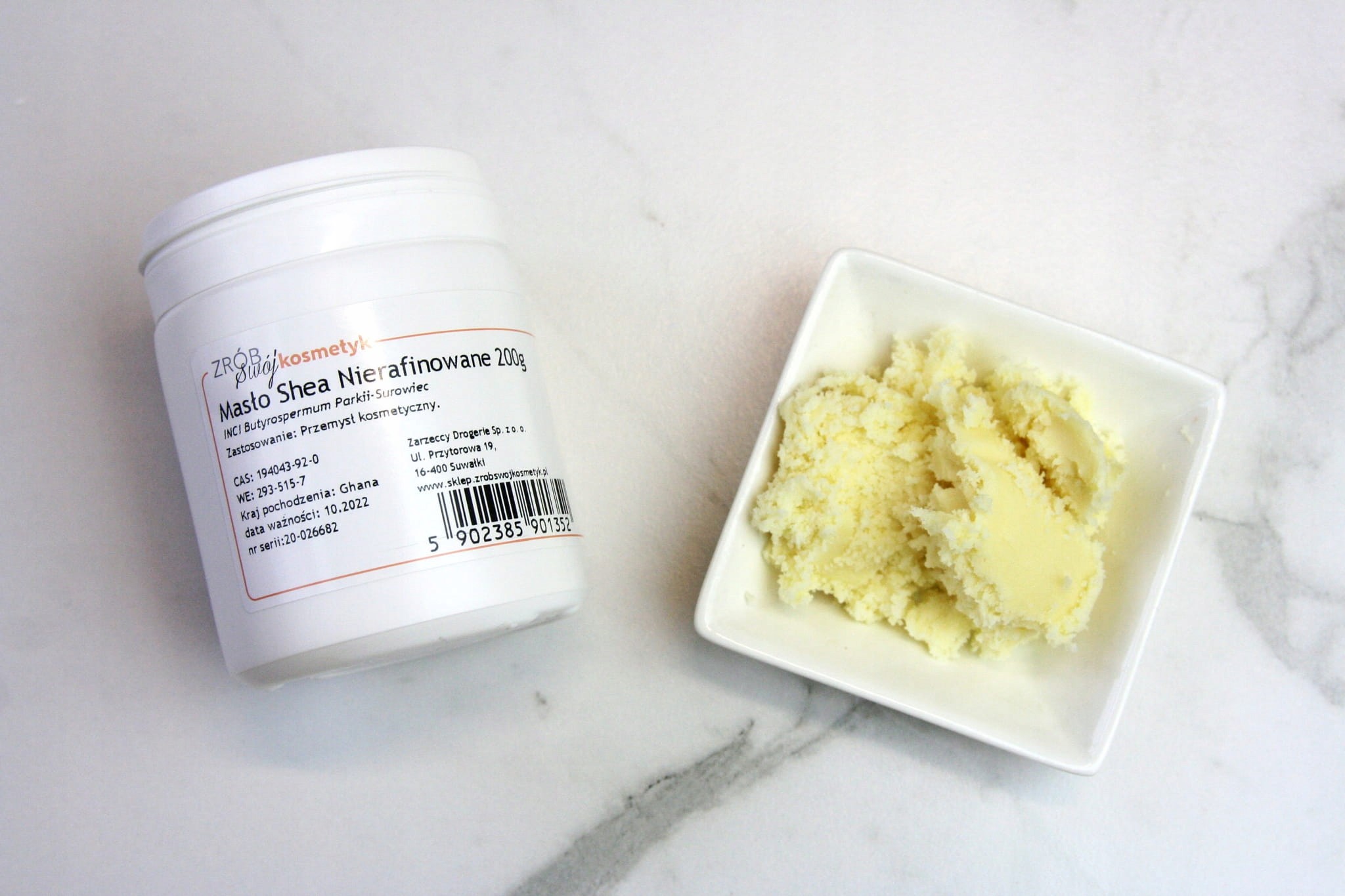 Masło Shea Nierafinowane 200g Zrób Swój Kosmetyk