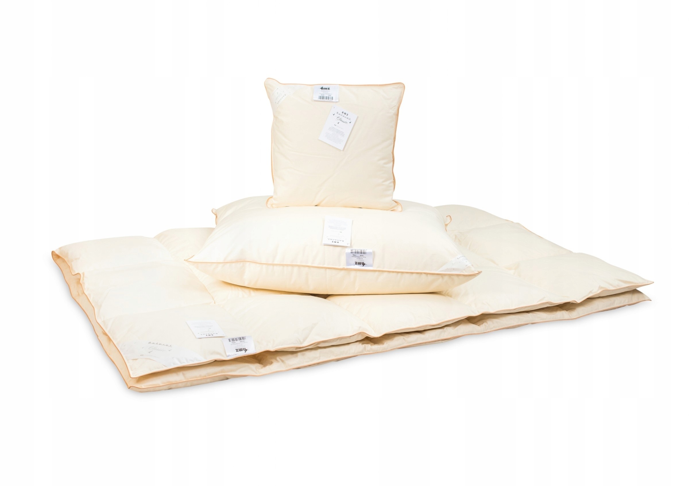 AMZ 90x120 Komplet Kołdra + Poduszka Bawełna