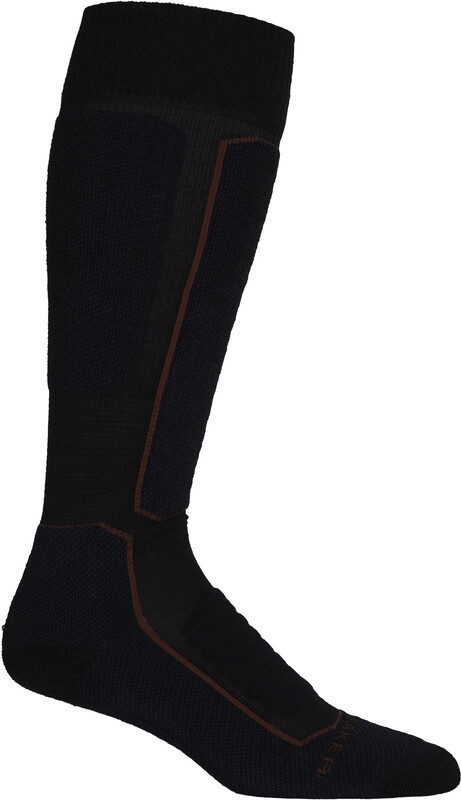 Icebreaker Sky+ Medium OTC Socks Men, czarny/niebieski S | EU 39-41,5 2021 Skarpetki narciarskie IB1048842621003