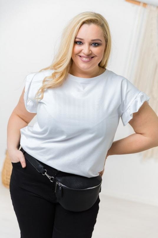 Tono Biała Bluzka BELLO Plus Size - Tono