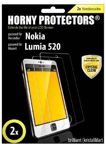 HORNY PROTECTORS Horny Protectors folia ochronna na wyświetlacz do telefonu Nokia Lumia 520, przezroczysty 4250558649688
