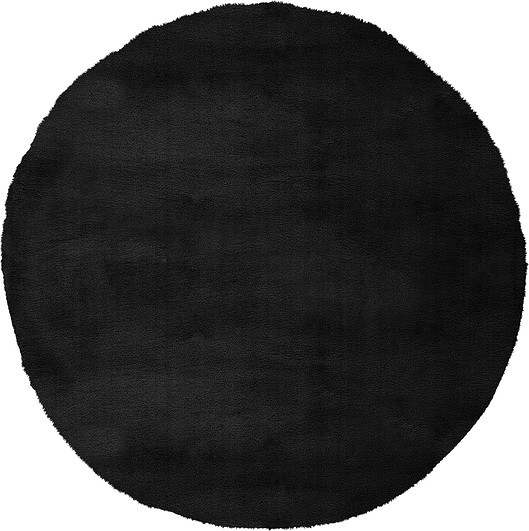 Obsession Dywan Cha Cha okrągły 80 cm czarny