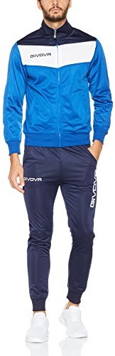 GIVOVA Campo dres sportowy męski dresy Running bieganie Training Sport, niebieski, L TR024-LAzzurro-Blu