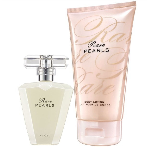 AVON Zestaw Rare Pearls [Perfumy + Balsam]