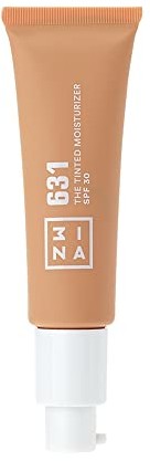 3ina 3INA MAKEUP - Vegan - Cruelty Free - The Tinted Moisturizer SPF30 631 - słoneczny beż - krem BB lekki do średniego krycia - kwas hialuronowy - SPF Face Moisturiser do wszystkich odcieni skóry